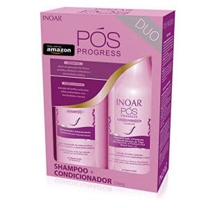 Inoar šampūnas po tiesinimo keratinu ir kondicionierius BotoHAIR (2×250 ml)