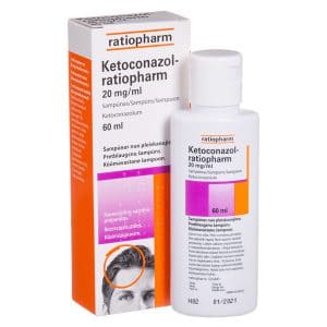 Ketokonazolio šampūnas ratiopharm (120 ml)