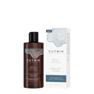 CUTRIN BIO+ Energy Boost Shampoo für Männer, Energetisierendes Shampoo für Männer gegen vorzeitigen Haarausfall mit nordischer Kiefernrinde, 250ml
