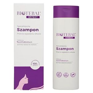 Biotebal Effect šampūnas nuo plaukų slinkimo iš Lenkijos